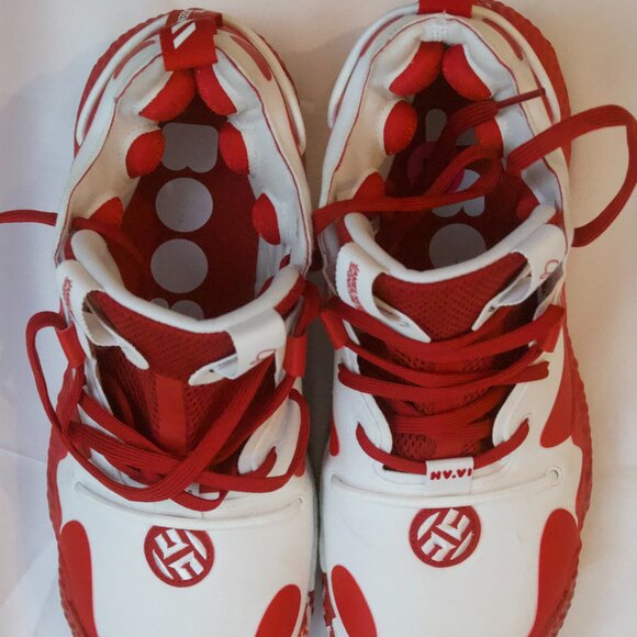 Adidas Harden Vol. 6 Men Size 11.5 Basketball Shoe White/Red Louisville GZ4470 N